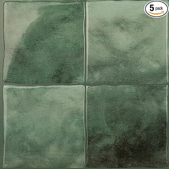 Green Organic Peel and Stick Tile - Alagu Home