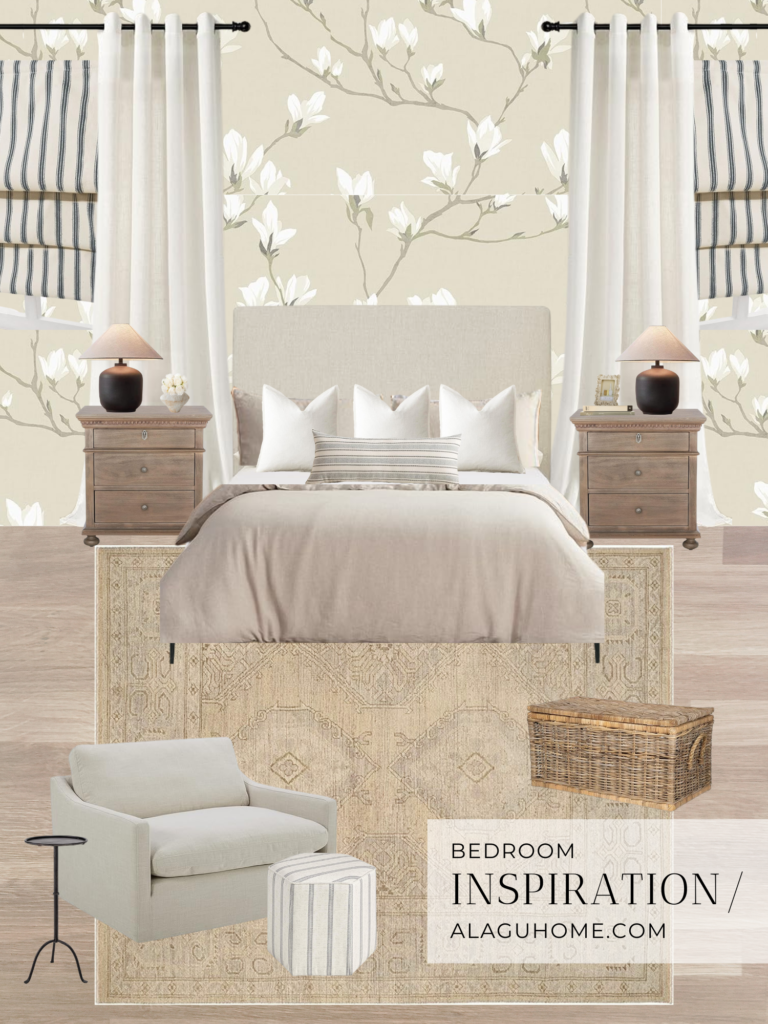 Bedroom Inspiration Moodboard - Alagu Home